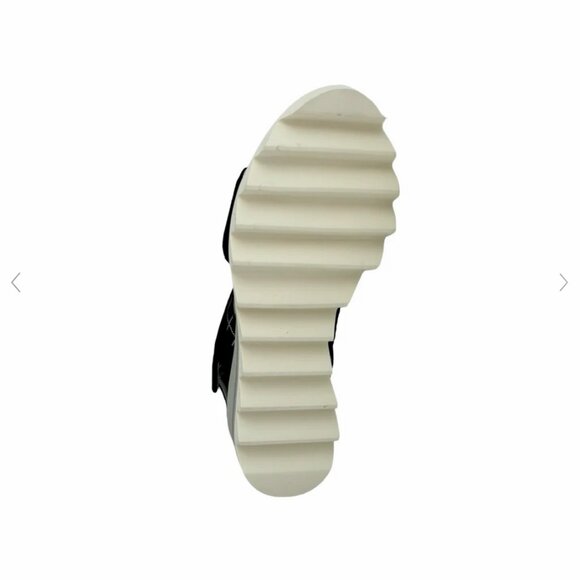 Di Chenzo Black Leather Lined Wedge Sandal - Size 38.5 (US 8.5) NWOT - Picture 11 of 14